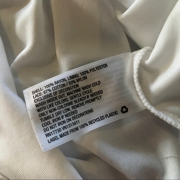 Xhilaration Boho Print & Lace Tunic Sun Dress Sleeveless Midi Dress Medium - Picture 6 of 6